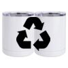 10 oz. White Stainless Steel Short Tumbler Thumbnail