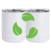 10 oz. White Stainless Steel Short Tumbler Thumbnail
