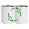 10 oz. White Stainless Steel Short Tumbler Thumbnail