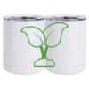 10 oz. White Stainless Steel Short Tumbler Thumbnail