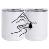 10 oz. White Stainless Steel Short Tumbler Thumbnail