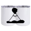 10 oz. White Stainless Steel Short Tumbler Thumbnail
