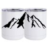 10 oz. White Stainless Steel Short Tumbler Thumbnail