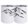 10 oz. White Stainless Steel Short Tumbler Thumbnail
