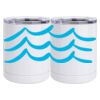 10 oz. White Stainless Steel Short Tumbler Thumbnail