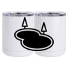 10 oz. White Stainless Steel Short Tumbler Thumbnail