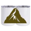 10 oz. White Stainless Steel Short Tumbler Thumbnail