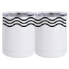 10 oz. White Stainless Steel Short Tumbler Thumbnail
