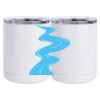 10 oz. White Stainless Steel Short Tumbler Thumbnail