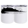 10 oz. White Stainless Steel Short Tumbler Thumbnail