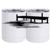 10 oz. White Stainless Steel Short Tumbler Thumbnail