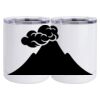 10 oz. White Stainless Steel Short Tumbler Thumbnail