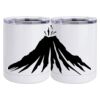 10 oz. White Stainless Steel Short Tumbler Thumbnail