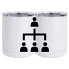 10 oz. White Stainless Steel Short Tumbler Thumbnail
