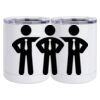 10 oz. White Stainless Steel Short Tumbler Thumbnail