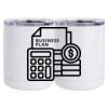 10 oz. White Stainless Steel Short Tumbler Thumbnail