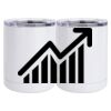 10 oz. White Stainless Steel Short Tumbler Thumbnail