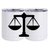 10 oz. White Stainless Steel Short Tumbler Thumbnail