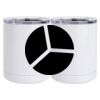 10 oz. White Stainless Steel Short Tumbler Thumbnail