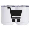 10 oz. White Stainless Steel Short Tumbler Thumbnail