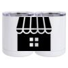 10 oz. White Stainless Steel Short Tumbler Thumbnail