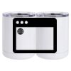 10 oz. White Stainless Steel Short Tumbler Thumbnail