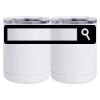 10 oz. White Stainless Steel Short Tumbler Thumbnail