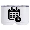 10 oz. White Stainless Steel Short Tumbler Thumbnail