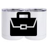10 oz. White Stainless Steel Short Tumbler Thumbnail