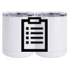 10 oz. White Stainless Steel Short Tumbler Thumbnail