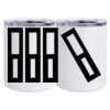 10 oz. White Stainless Steel Short Tumbler Thumbnail