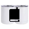 10 oz. White Stainless Steel Short Tumbler Thumbnail