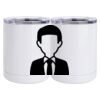 10 oz. White Stainless Steel Short Tumbler Thumbnail