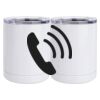 10 oz. White Stainless Steel Short Tumbler Thumbnail