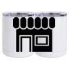 10 oz. White Stainless Steel Short Tumbler Thumbnail