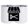 10 oz. White Stainless Steel Short Tumbler Thumbnail
