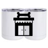 10 oz. White Stainless Steel Short Tumbler Thumbnail