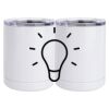 10 oz. White Stainless Steel Short Tumbler Thumbnail