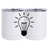 10 oz. White Stainless Steel Short Tumbler Thumbnail