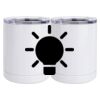 10 oz. White Stainless Steel Short Tumbler Thumbnail