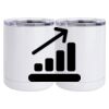 10 oz. White Stainless Steel Short Tumbler Thumbnail