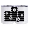 10 oz. White Stainless Steel Short Tumbler Thumbnail