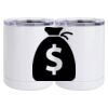 10 oz. White Stainless Steel Short Tumbler Thumbnail