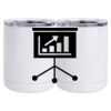 10 oz. White Stainless Steel Short Tumbler Thumbnail