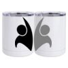 10 oz. White Stainless Steel Short Tumbler Thumbnail