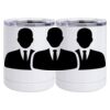 10 oz. White Stainless Steel Short Tumbler Thumbnail