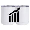 10 oz. White Stainless Steel Short Tumbler Thumbnail