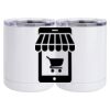 10 oz. White Stainless Steel Short Tumbler Thumbnail
