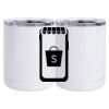 10 oz. White Stainless Steel Short Tumbler Thumbnail