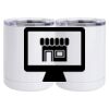 10 oz. White Stainless Steel Short Tumbler Thumbnail